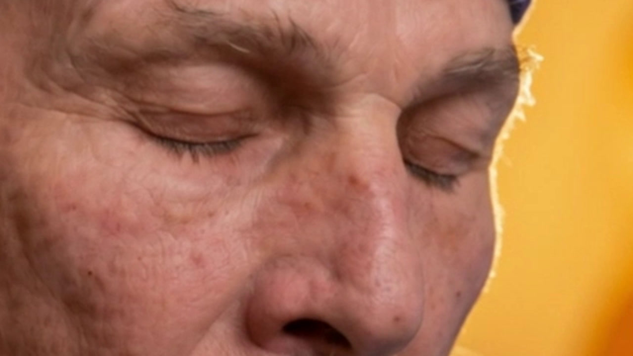 Detail of Steve's eyes as originally generated, soft at 4K size.